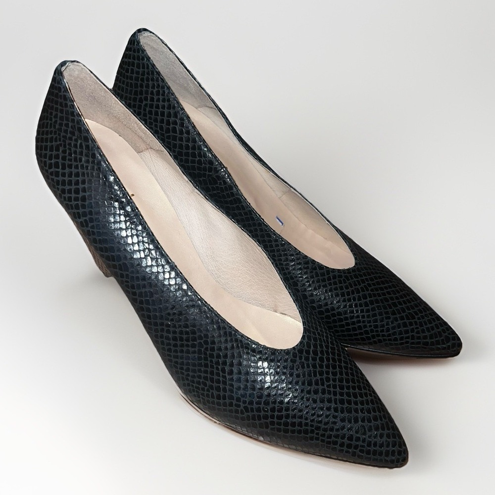 Classic Black Pointed-Toe Women's Heels